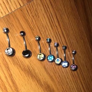 Belly rings sold as a bundle or separate